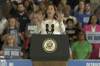 Kamala Gets Heckled At Detroit Rally, Snaps Back At Audience